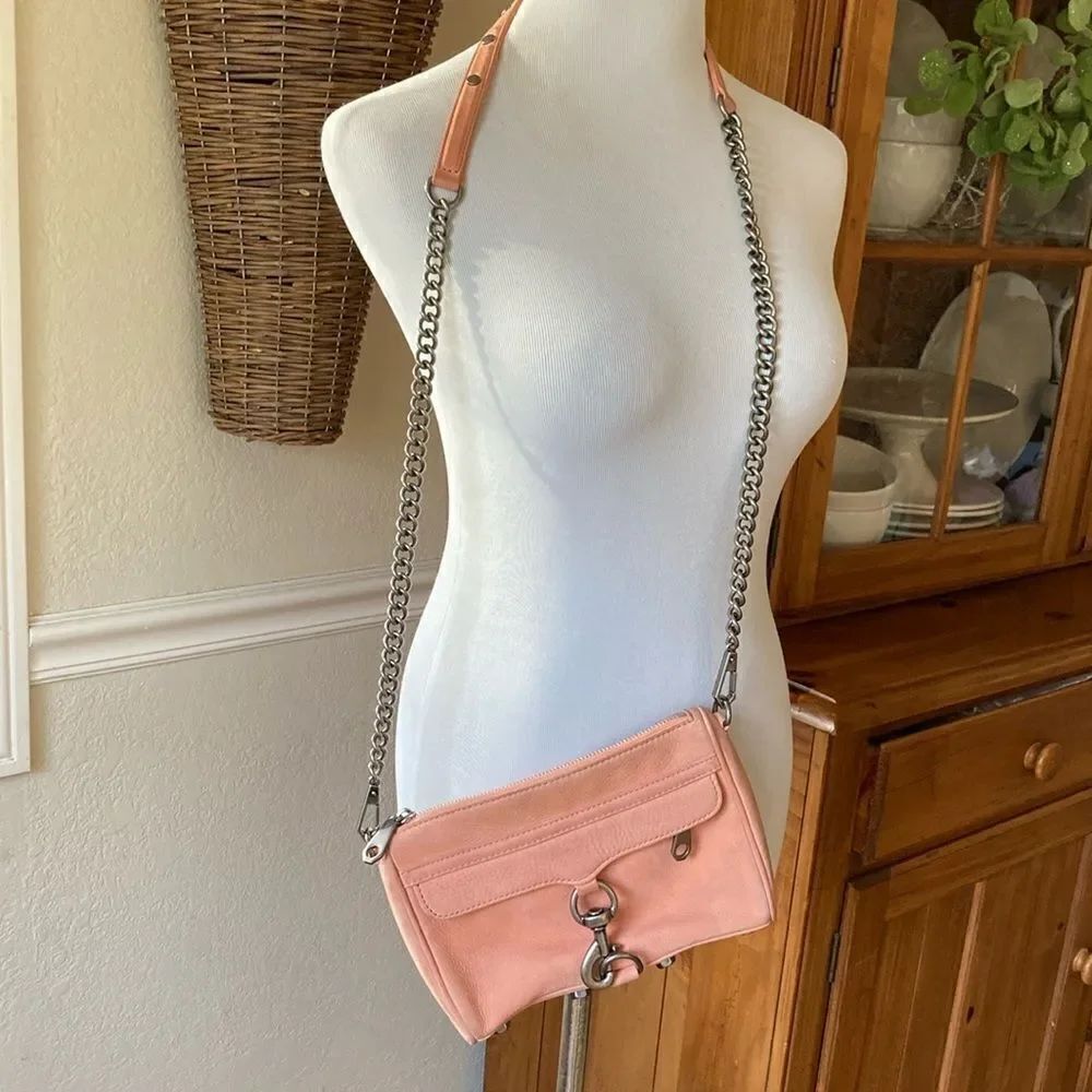 Vintage Y2K Rebecca Minkoff Genuine Leather Crossbody With Gun Metal Hardware